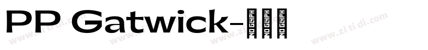 PP Gatwick字体转换